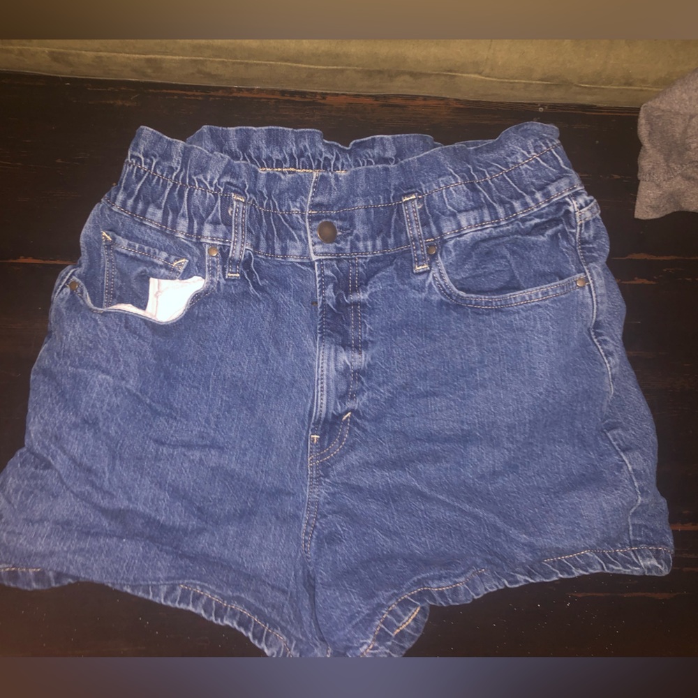 Ana size 14 paper bag denim shirts
